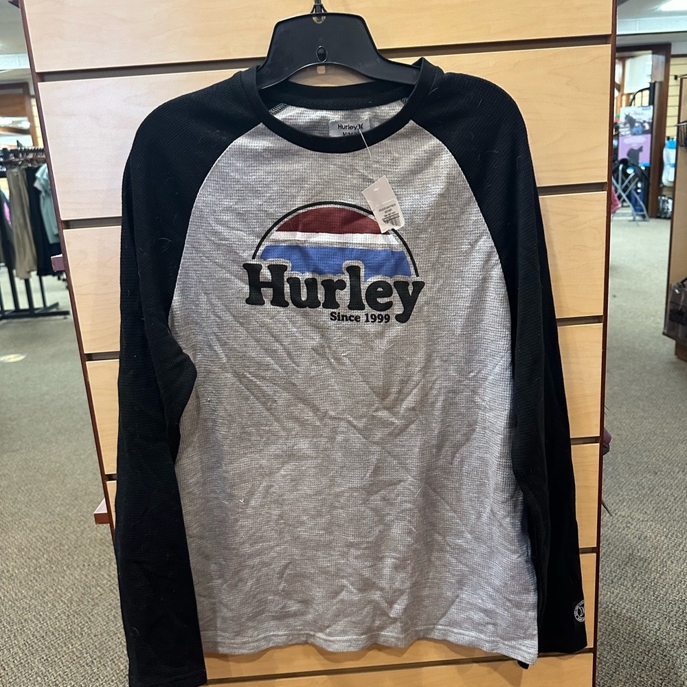 Hurley Gray Raglan Tee